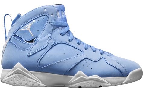 jordans 7 blue and white